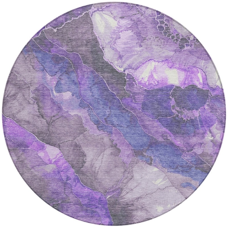 HomeRoots Floral Transitional Rectangle Outdoor Rug