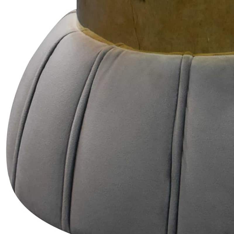 Inez Upholstered Round Ottoman