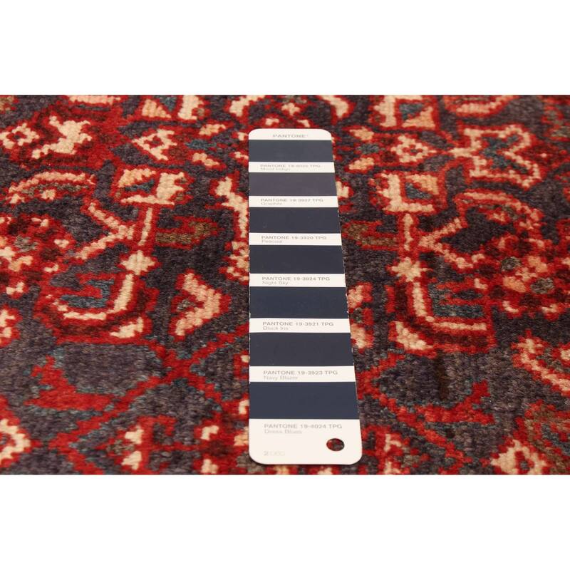 ECARPETGALLERY Hand-knotted Andelz Navy Wool Rug - 3'8 x 9'8