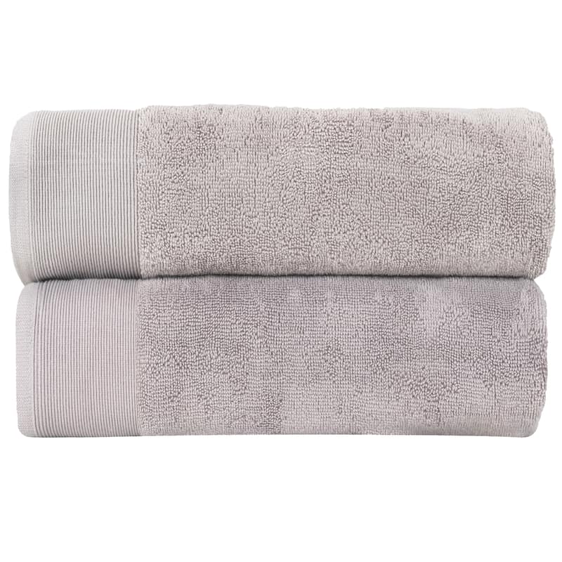 Fabstyles Camelot Bath Towel 600 GSM Zero-Twist Cotton Set of 2 - 27"x52"