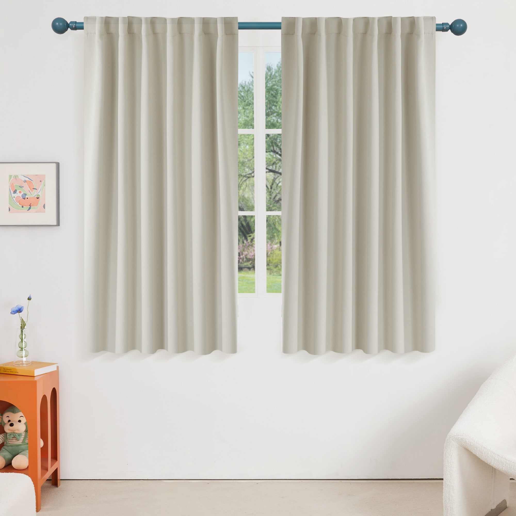 Deconovo Thermal 54-inch Curtain Panel Pair (2 Panel) - 52 x 54
