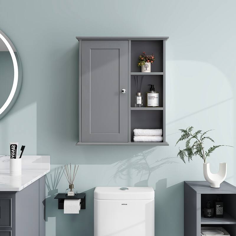 Upgraded Bathroom Wall Cabinet Over The Toilet Storage Cabinet Wall Mounted Storage Cabinet Wooden Medicine Cabinets