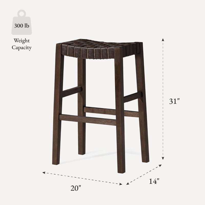 Maven Lane 31" Emerson Bar Height Kitchen Stool
