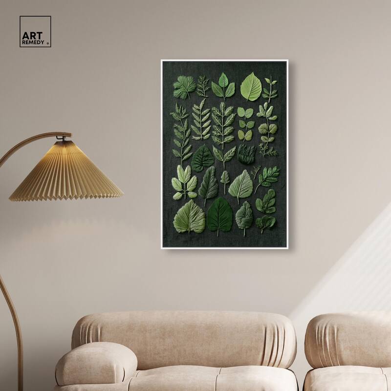 Leaf Library III Canvas by Art Remedy