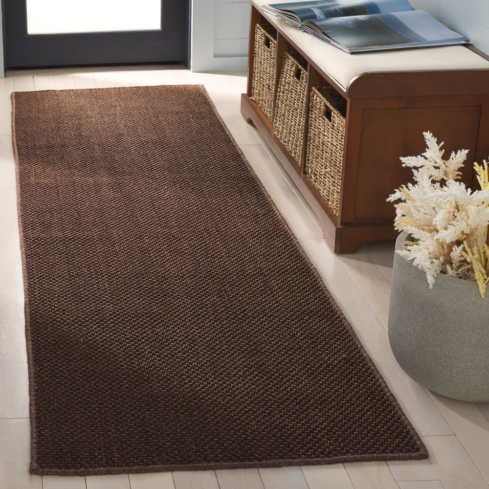 SAFAVIEH Natural Fiber Hilke Farmhouse Sisal Rug