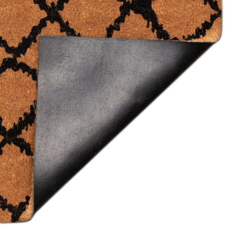 Liora Manne Trellis Coir Welcome Door Mat (1'6" x 2'6")