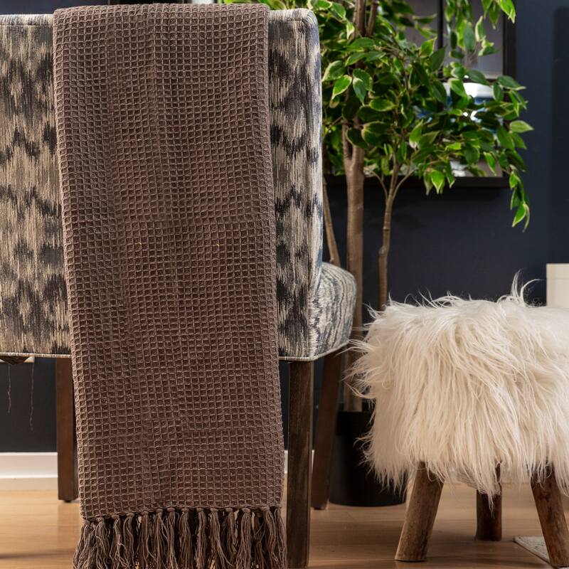 Fabstyles Honeycomb High Quality Cotton Throw