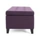 preview thumbnail 26 of 100, Mission Tufted Fabric Storage Ottoman Bench by Christopher Knight Home - 50.50"L x 18.75"W x 16.00"H