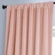 preview thumbnail 95 of 165, Exclusive Fabrics Signature Plush Velvet Hotel Blackout Curtains (1 Panel) - Luxury Soft Drapery for Light Control & Elegance
