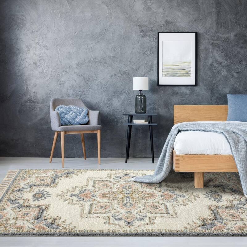 Luxe Weavers Indoor Southwestern Area Rug Boho Fringe Floor Cover