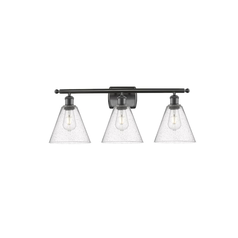 Innovations Lighting 516-3W-11-28 Berkshire Vanity Berkshire 3 Light - Oil Rubbed Bronze / Seedy
