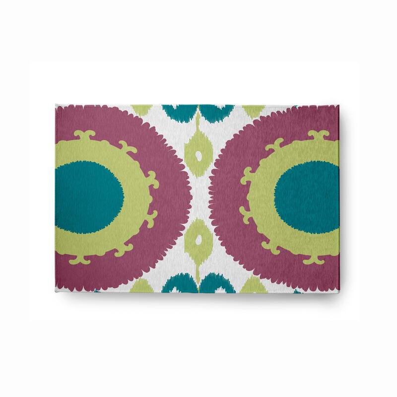 Boho Soft Chenille Rug - 2' x 3' - Teal