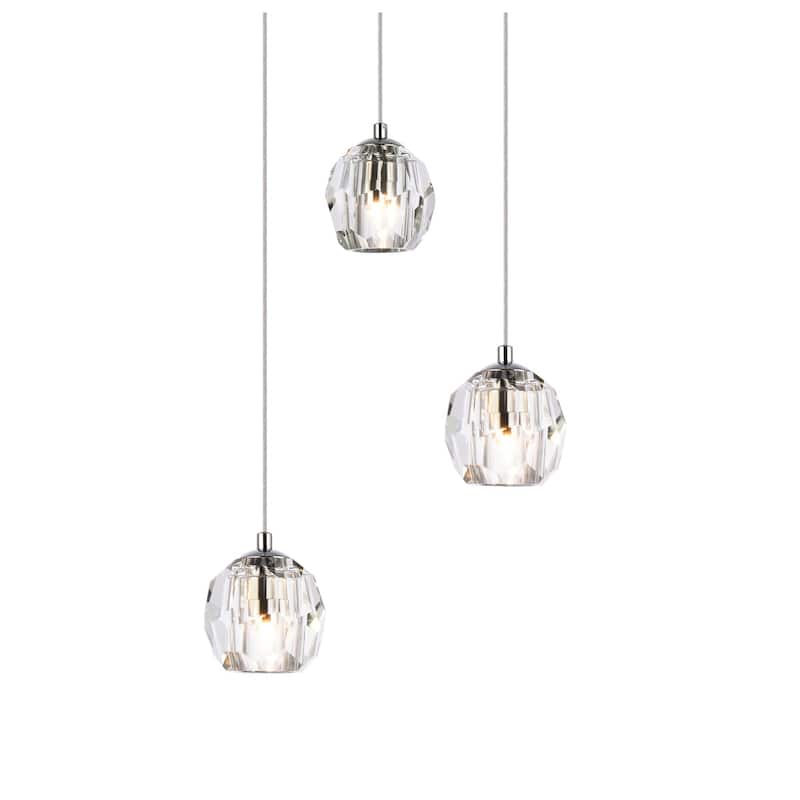 Ella 12-Inch 3-Lights Pendant - N/A