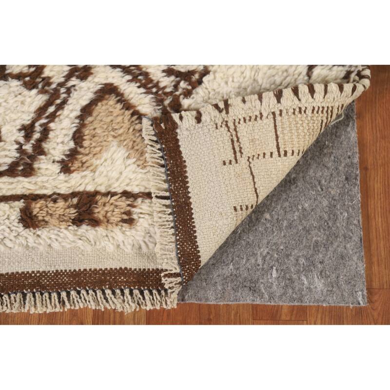 Vegetable Dye Anatolian Turkish Runner Rug Hand-knotted Wool Carpet - 3'3"x 10'4"