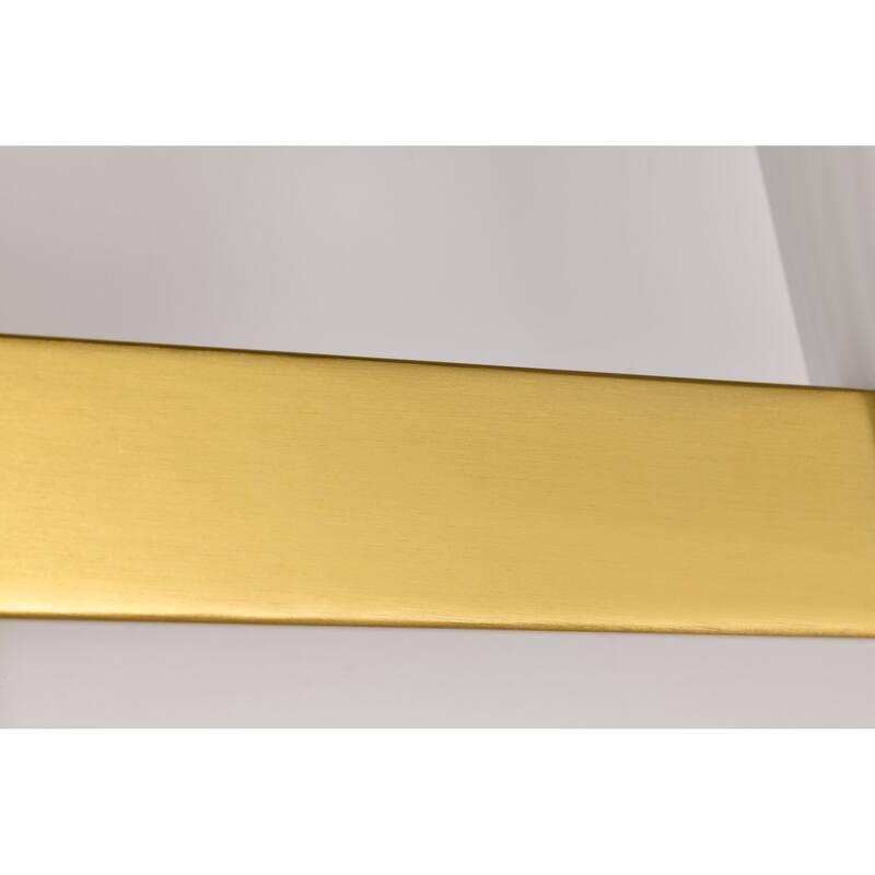 Royale 3 Light Vanity Burnished Brass Finish Ribbed White Glass - Burnished Brass