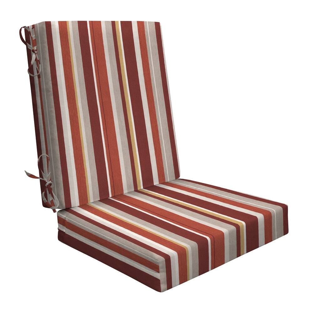 Outdoor Highback Dining Chair Cushion