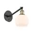 Option Black Antique Brass / Matte White