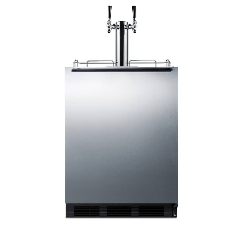 Summit 24 Inch Wide 5.5 Cu. Ft. Built-In Coffee Double Cold Brew Tap - Stainless Steel
