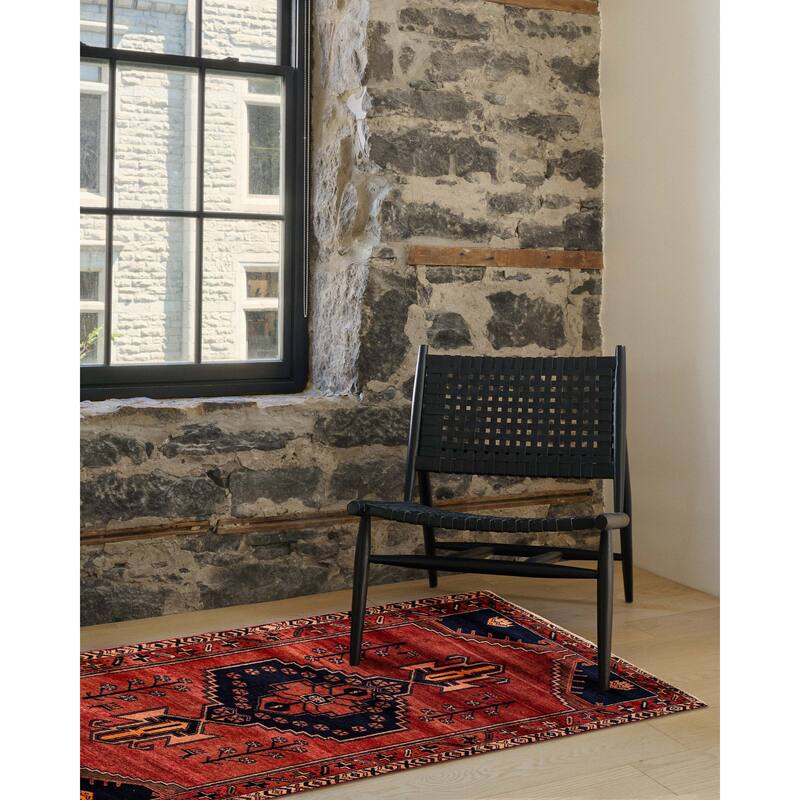 ECARPETGALLERY Hand-knotted Konya Anatolian Red Wool Rug - 3'9 x 6'9