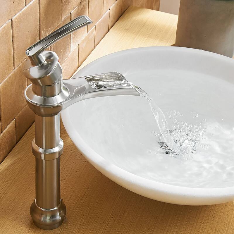 Bathroom Sink Faucet Supply Hose Lead-free Single-Handle Tall Body