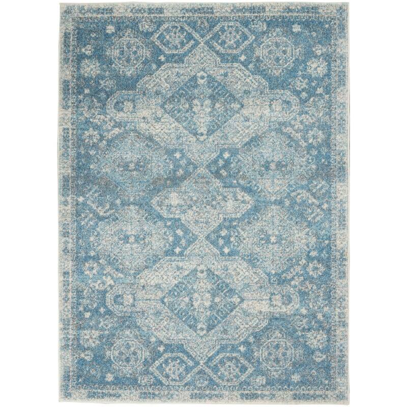 Power Loomed Distressed Stain Resistant Durable Area Rug - 72' X '48' X '0.5