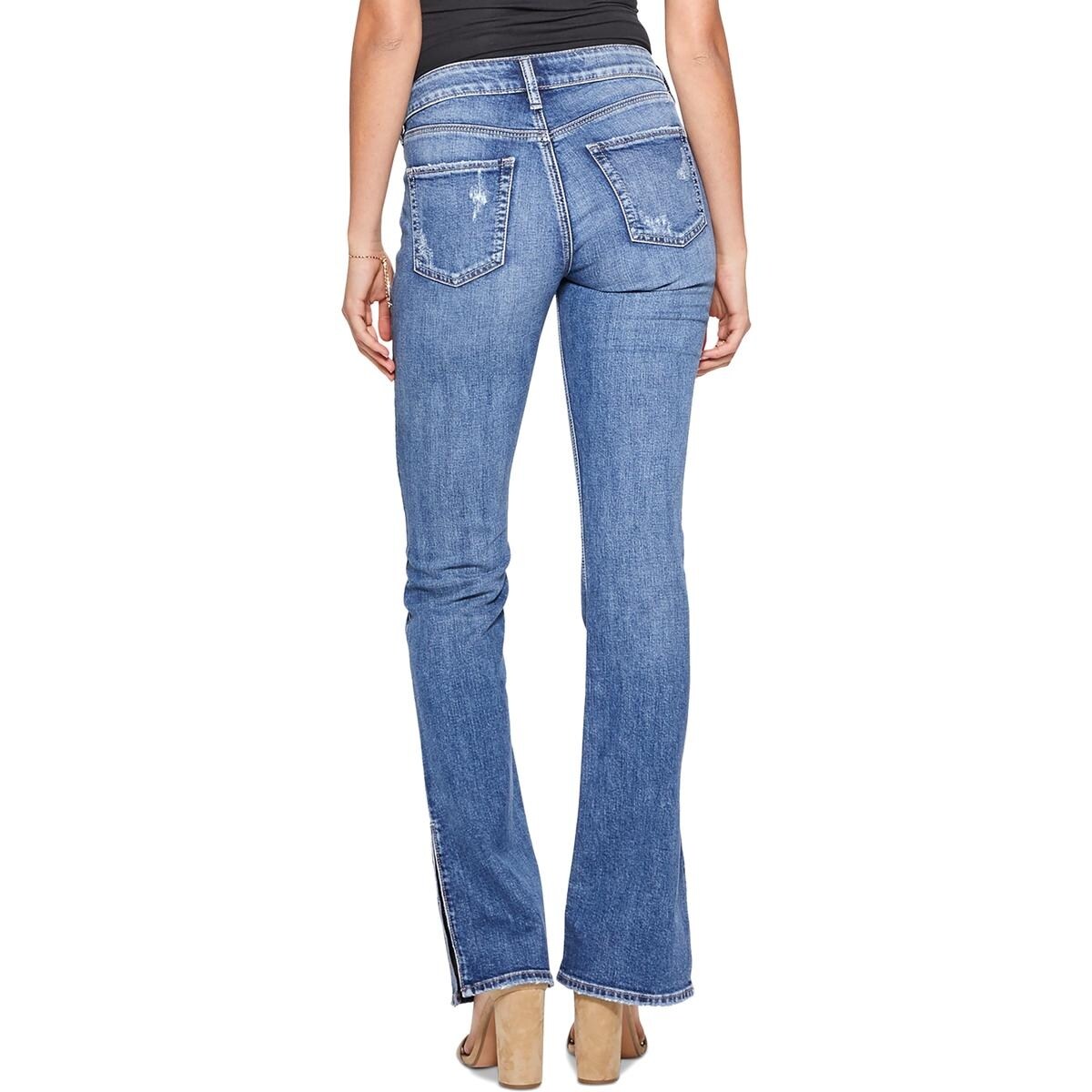 silver avery slim boot jeans