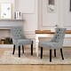 preview thumbnail 31 of 41, Grandview Tufted Dining Chair (Set of 2) Upholstered Grey