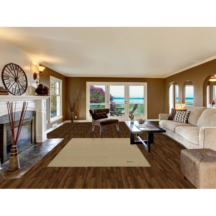 Modern Gabbeh Oriental Area Rug Handmade Bedroom Solid Wool Carpet - 5'5" x 7'9"