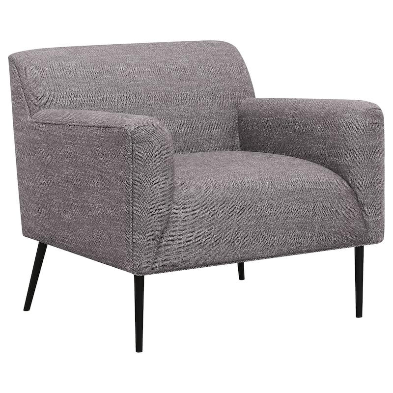 Darlene Upholstered English Arm Accent Chair - Charcoal