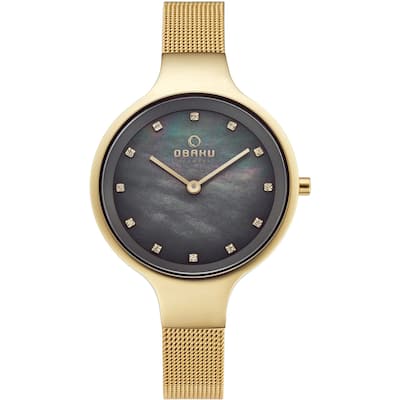 Obaku Women's Classic Mother of pearl Dial Watch - V173LXGJMG - Mother of pearl - 6 (36)