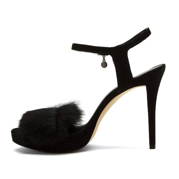 michael kors fur sandals