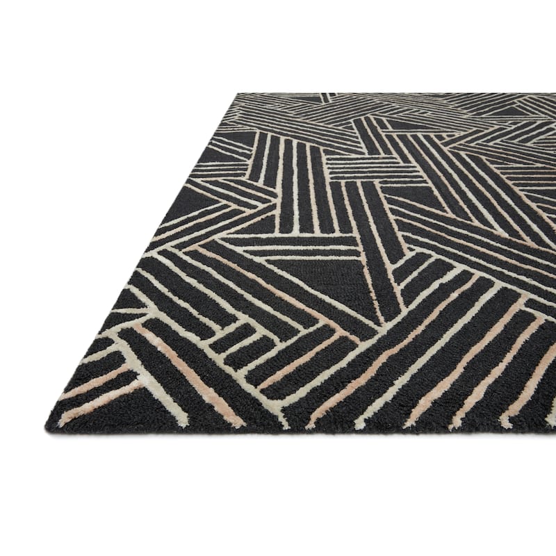 Alexander Home Reverie 3-D Geometric Modern Area Rug