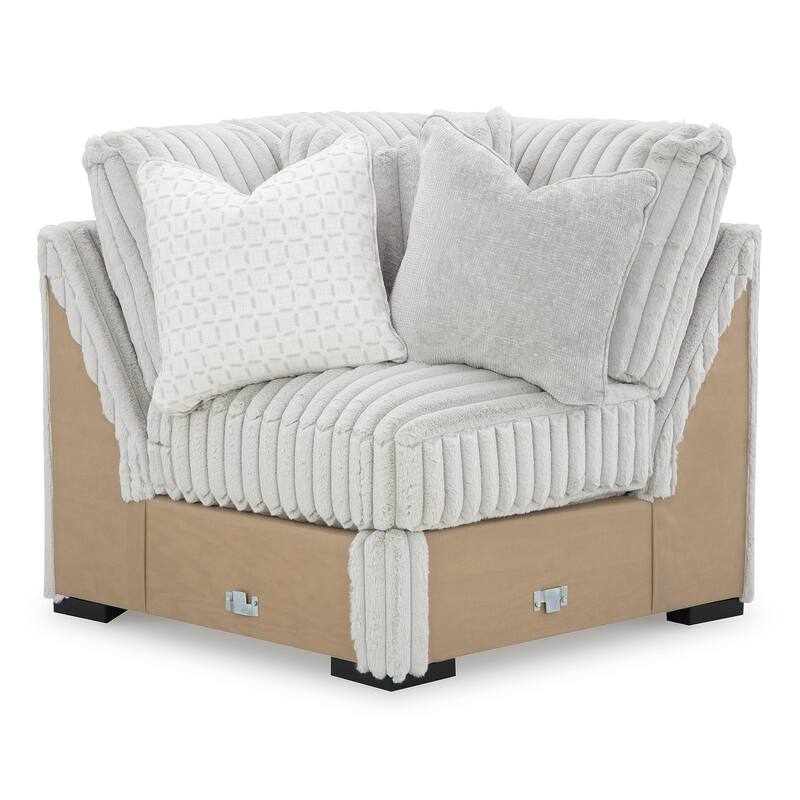 Signature Design by Ashley Stupendous White 3-Piece Sectional - 133" W x 133" D x 41" H