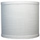 preview thumbnail 1 of 17, Classic Drum Linen Lamp Shade, 8" to 16" Bottom Size 8" - Off White