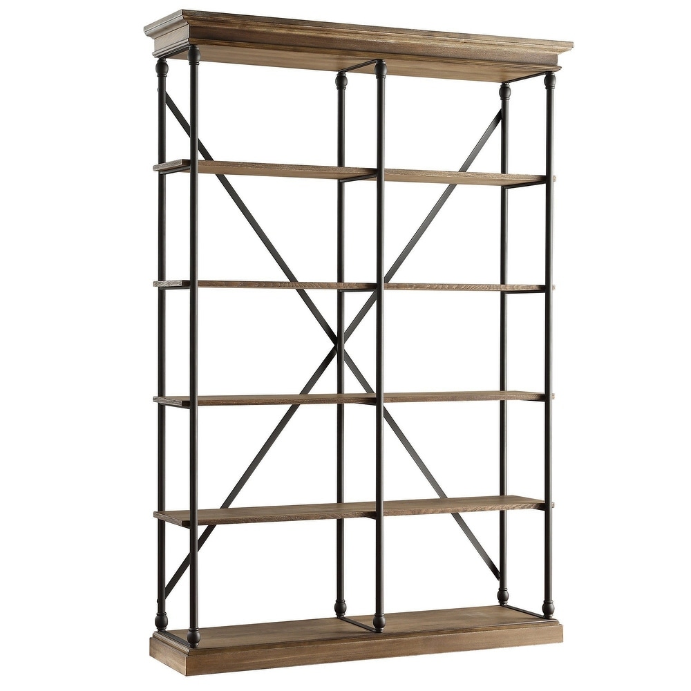Shop Barnstone Cornice Double Shelving Bookcase from Overstock on Openhaus