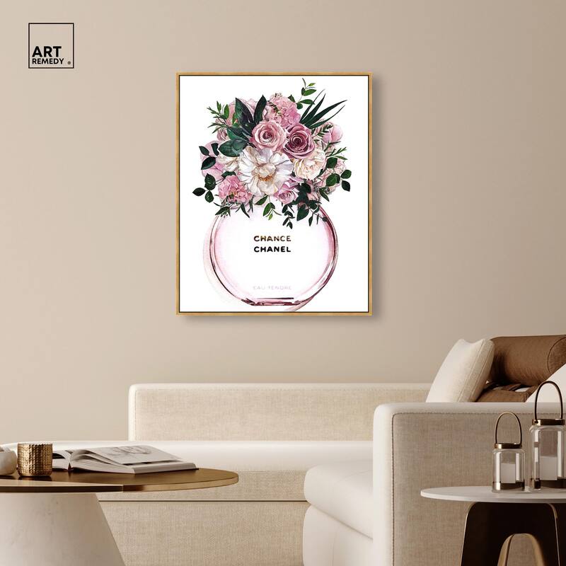 Floral Chance Fragrance Canvas by Art Remedy