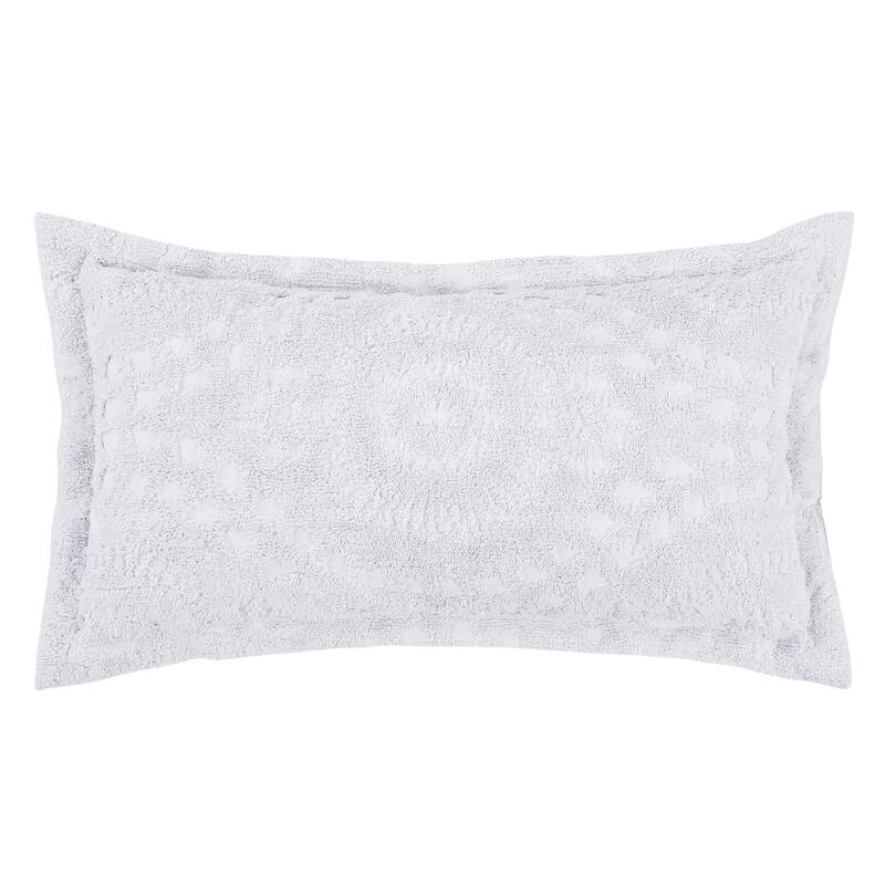 Better Trends Chenille Bedspread Set 100% Cotton Lightweight Soft Floral Bedding Design Tufted Coverlet Washable Rio Collection