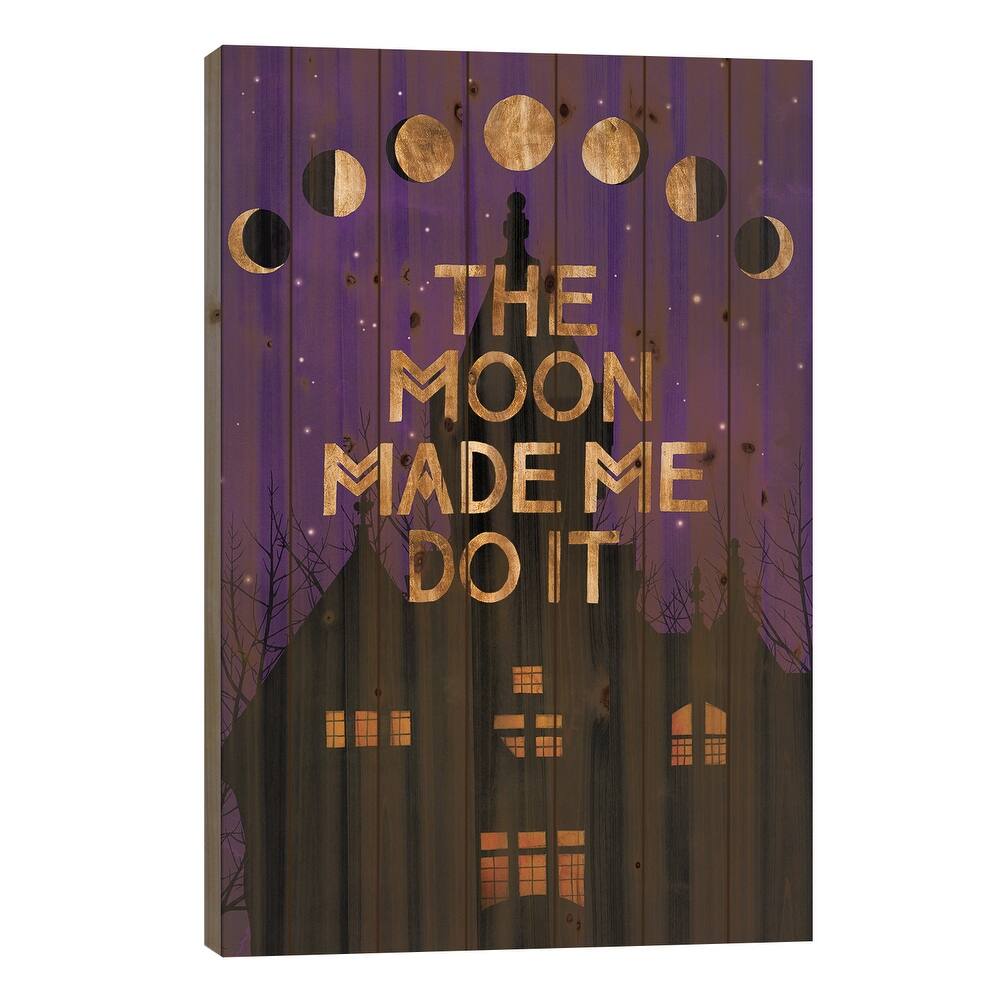 Hallow's Eve I Print On Wood by Grace Popp - Multi-Color