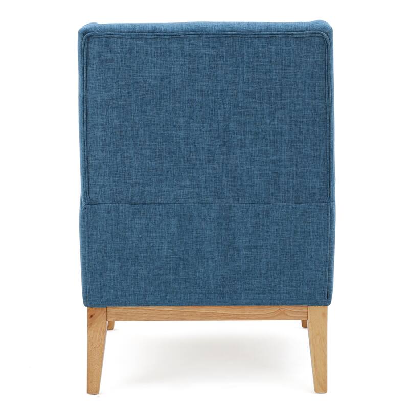 Blue 27.5" Upholstered Accent Chair