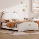preview thumbnail 10 of 14, Roomfitters Twin Upholstered Platform Bed with Bear-Shaped Headboard and Footboard