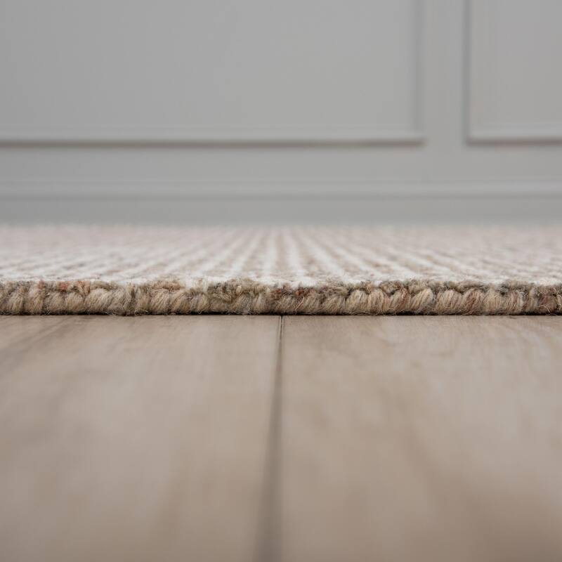 Alora Decor London Hand-tufted Tweed Wool Rug