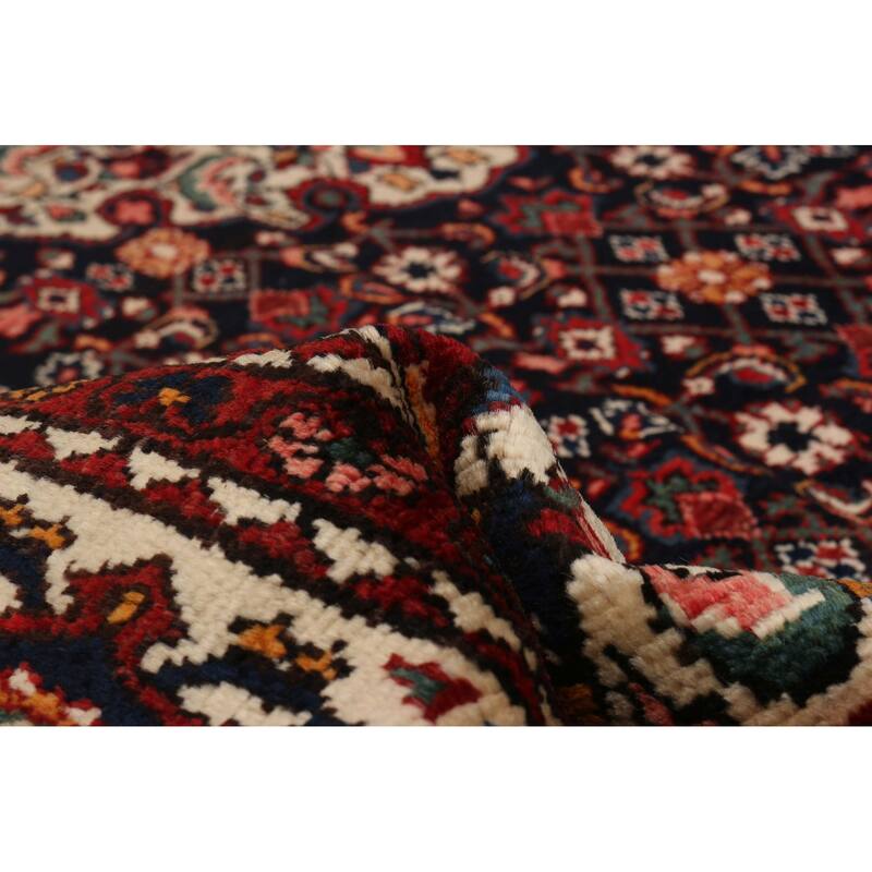 ECARPETGALLERY Hand-knotted Anatolian Vintage Navy Wool Rug - 5'4 x 10'2