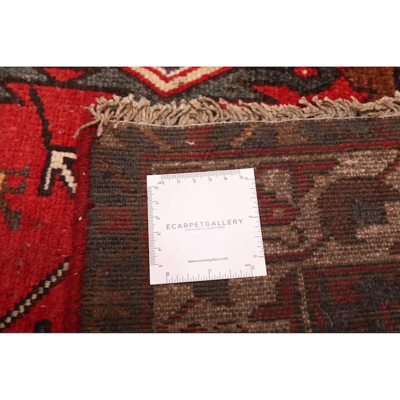 ECARPETGALLERY Hand-knotted Andelz Red Wool Rug - 4'1 x 6'11
