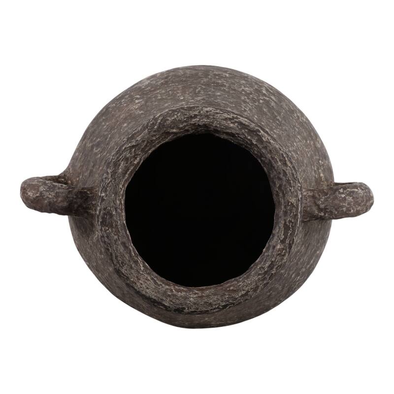 Pottery Paper Mache Vase Casual Mixed Material Handcrafted