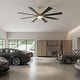preview thumbnail 5 of 18, Vaczon 72" Modern Brass Plywood Large Smart Ceiling Fan with Dimmable LED Light and Remote - 72" - Remote & App Control