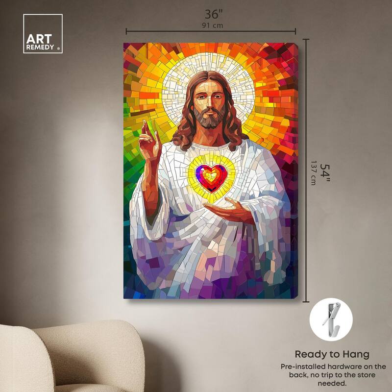 Blocks of Benediction I Canvas by Art Remedy, Gallery Wrapped