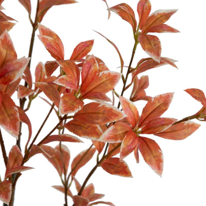 Potted Pieris Artificial Tree - 6' - Burnt Orange
