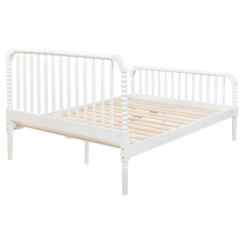 Jones Wood Full Open Frame Bed White