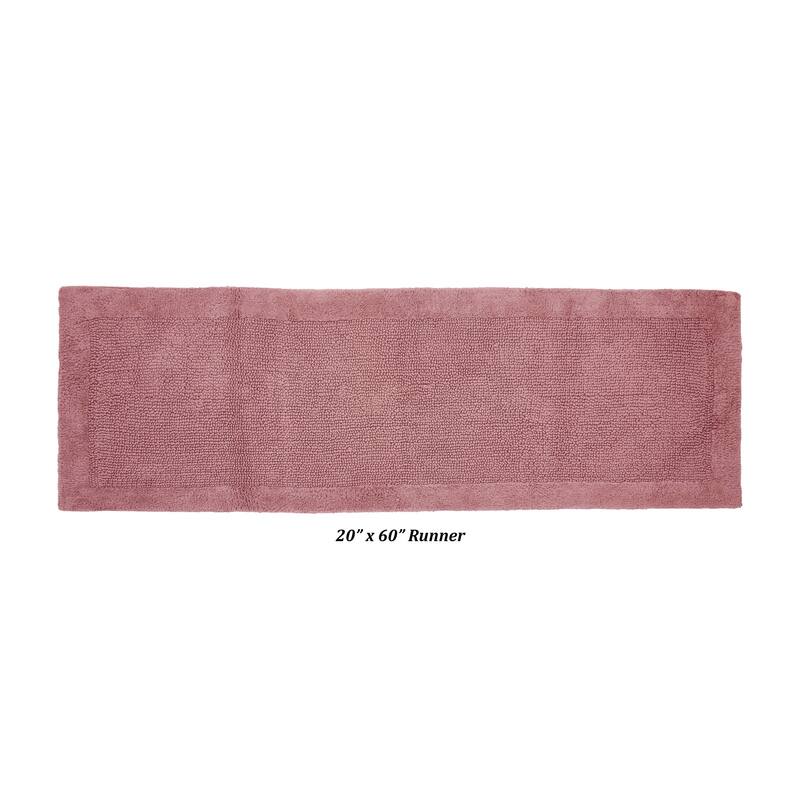 Better Trends Bath Rugs 100% Cotton Tufted Soft & Water Absorbent Bathroom Rug for Shower, Sink Bath Mats Edge Collection