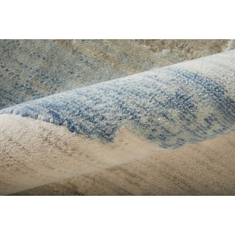 Grand Bazaar Hartman Machine Made Abstract Modern Area Rug